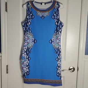 VENUS LG Party Dress Blue w/flowers